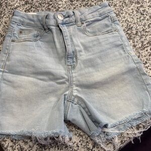 American Eagle Outfitters Light Wash Jean Shorts